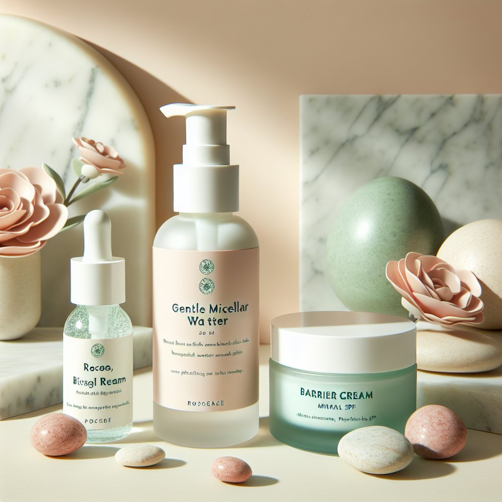 Rosacea-safe skincare routine