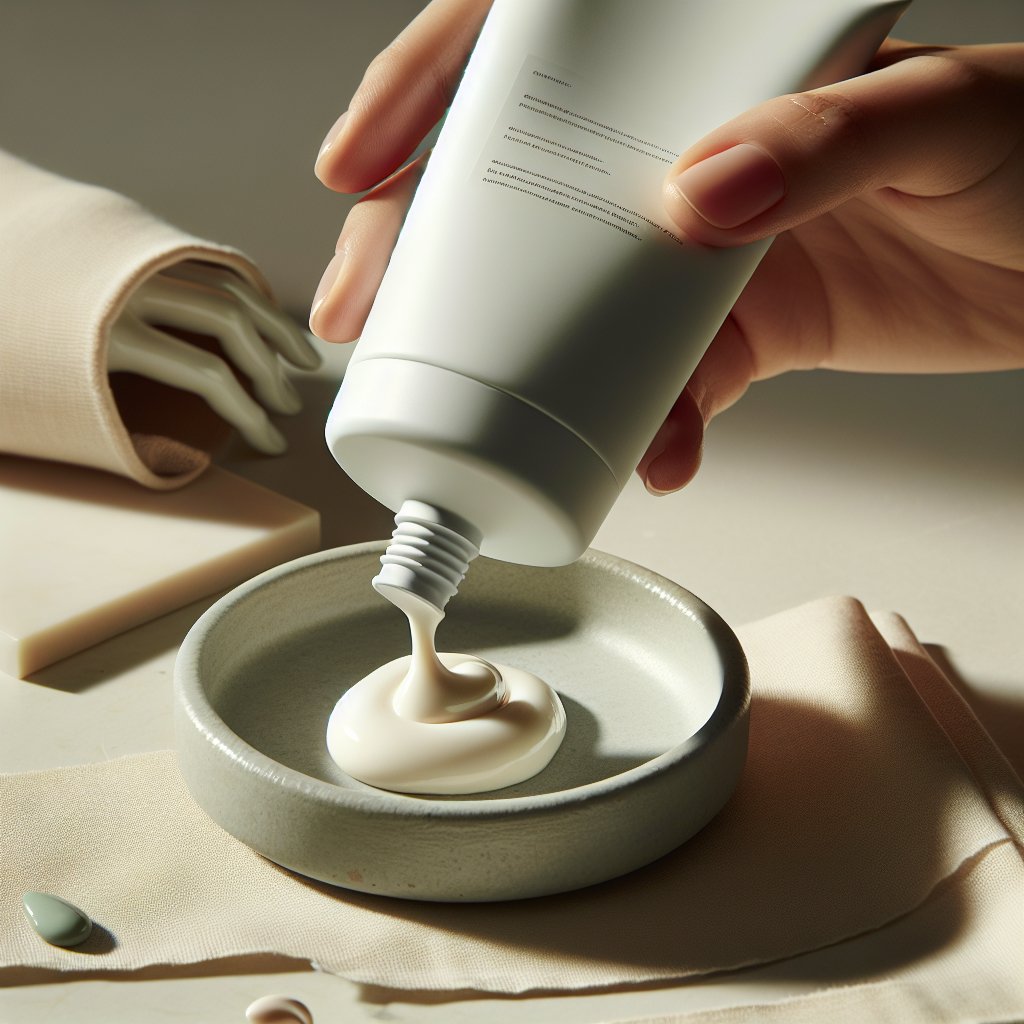 Affordable moisturizer on ceramic dish