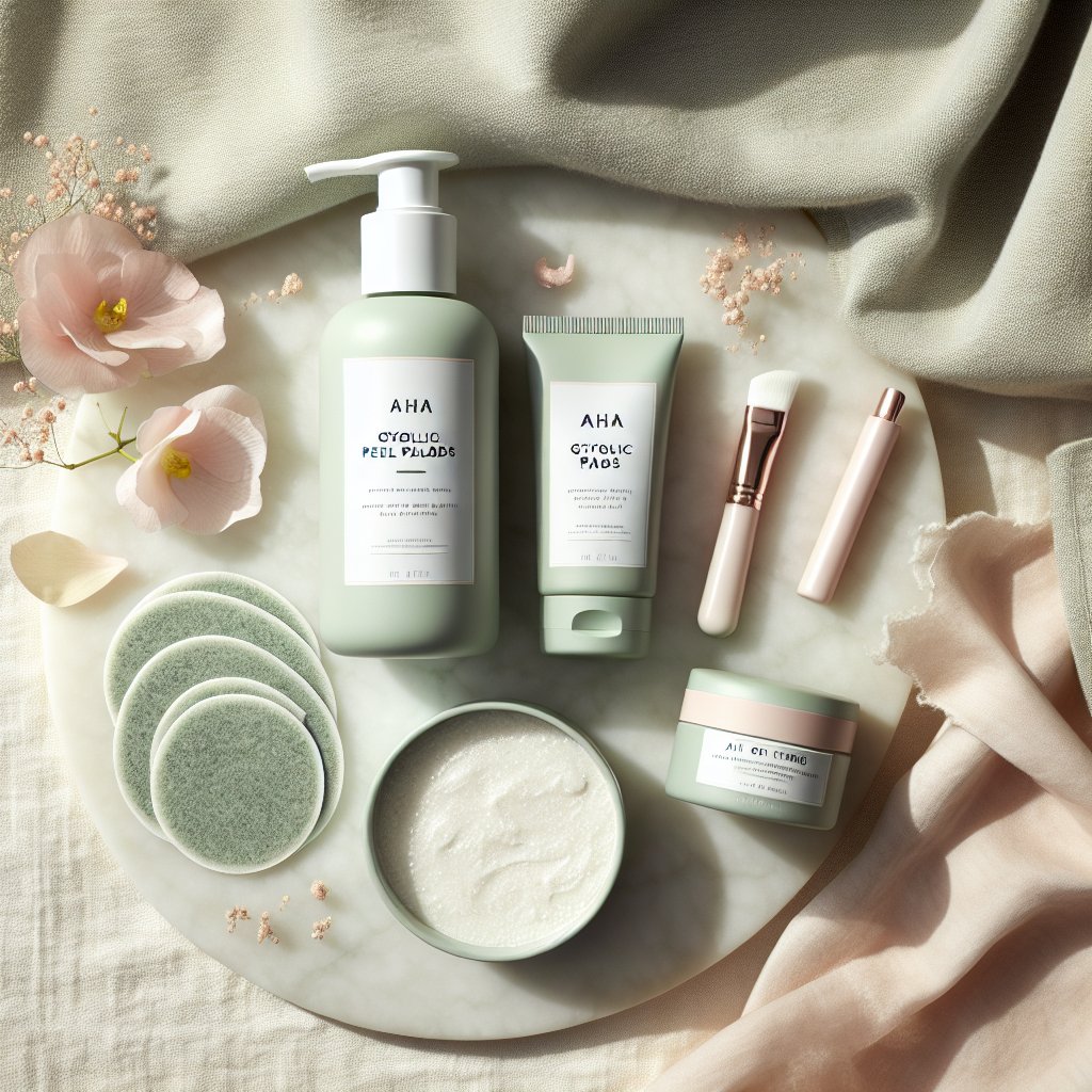 Glycolic acid exfoliation product set