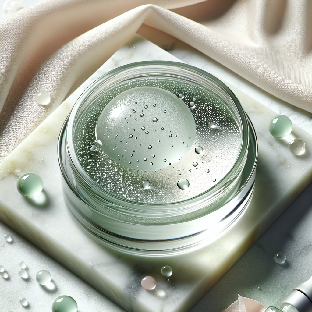 Clear hyaluronic acid gel texture