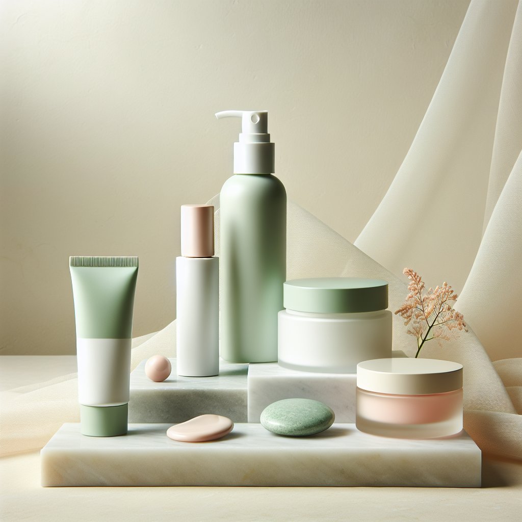 Summer lightweight skincare products