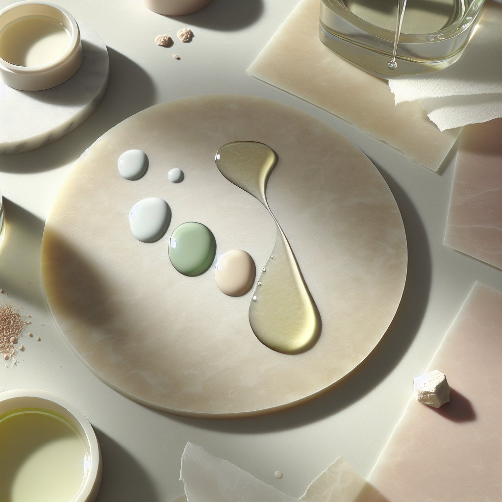 Skin type blotting paper test