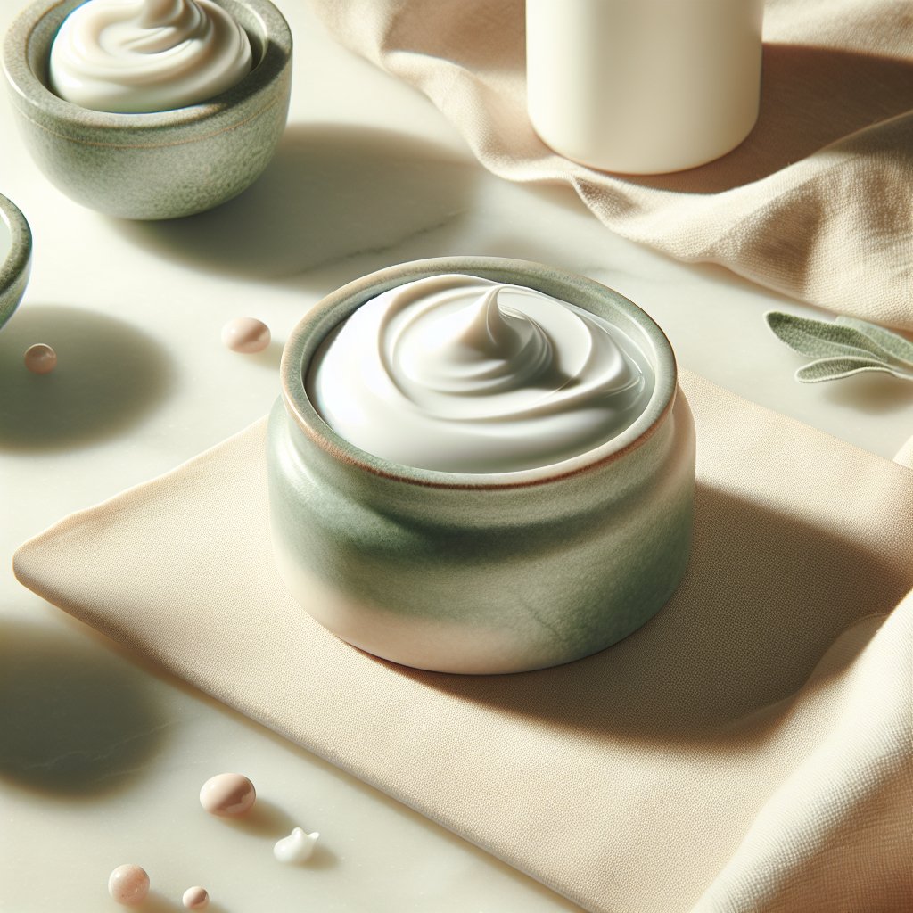 Mineral sunscreen cream texture