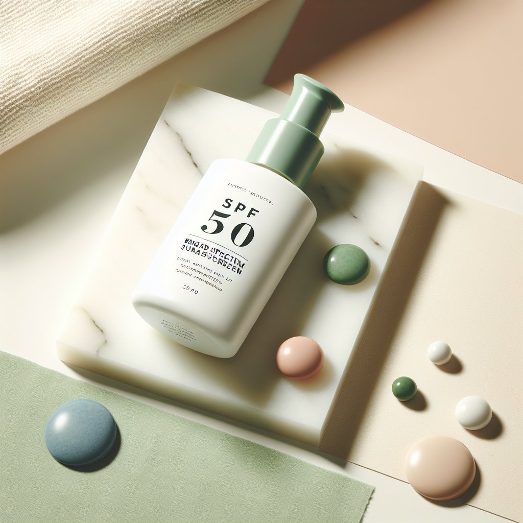 Sunscreen SPF label close-up